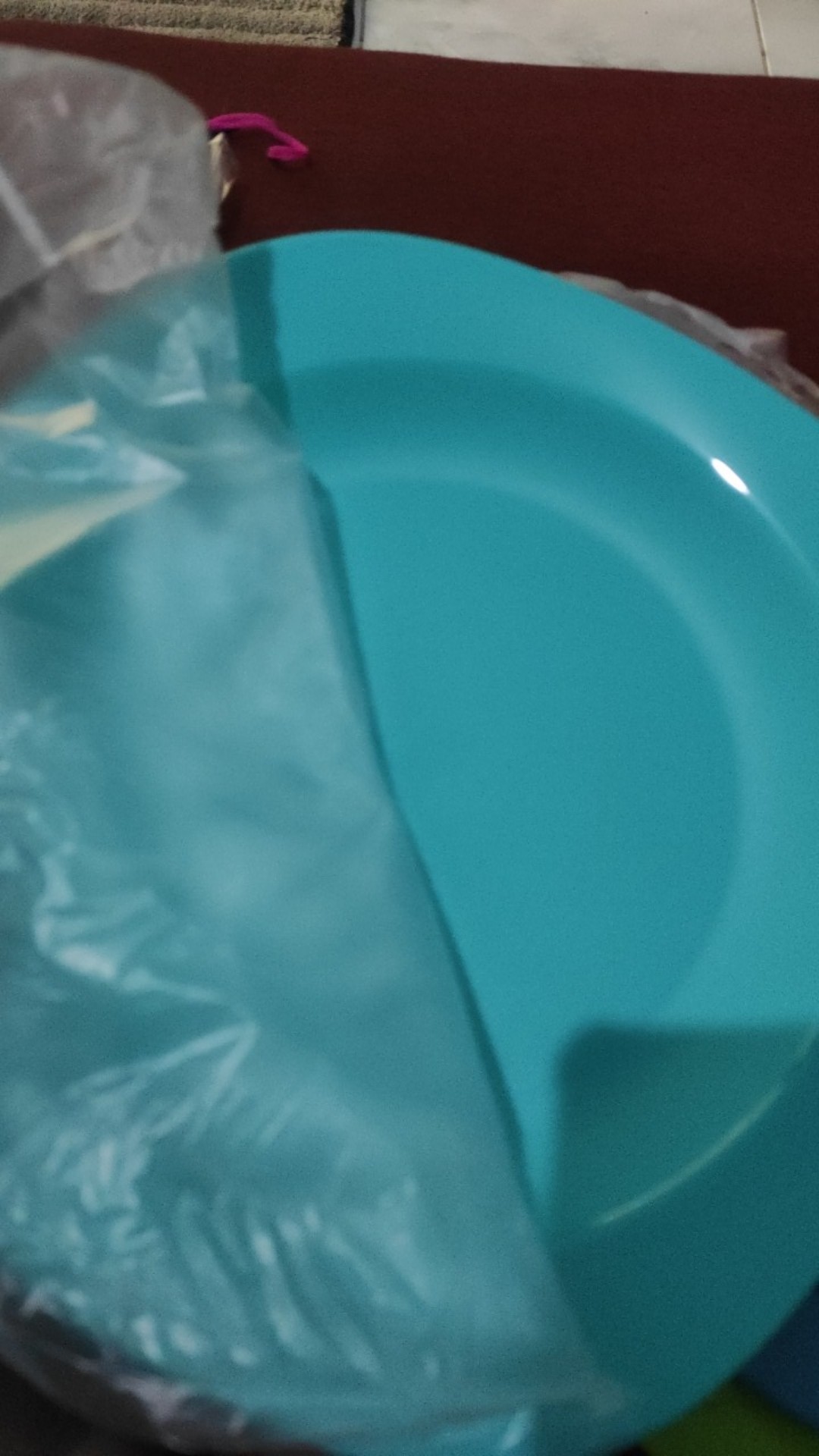Blossom Plate Blue Satuan  (biru Muda) Tupwr