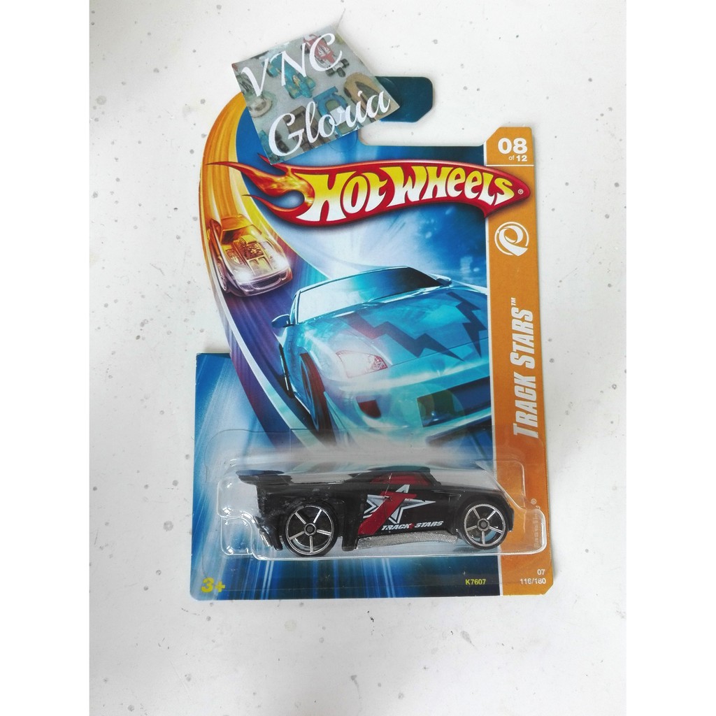 Hot Wheels Rare Bassline Track Stars Hotwheels HW Hitam Balap Loop