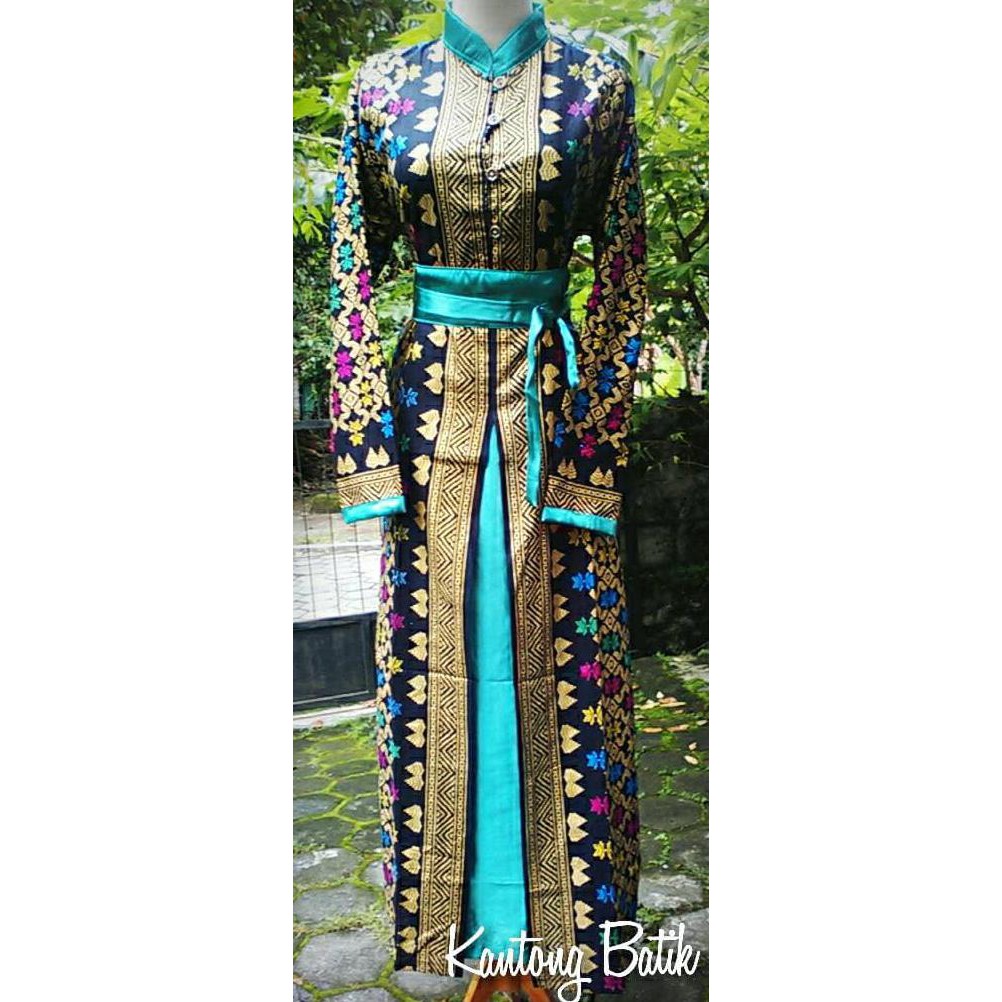 Murah Meriah Gamis Batik/Gaun Muslim Batik/Songket/Prodo Bali