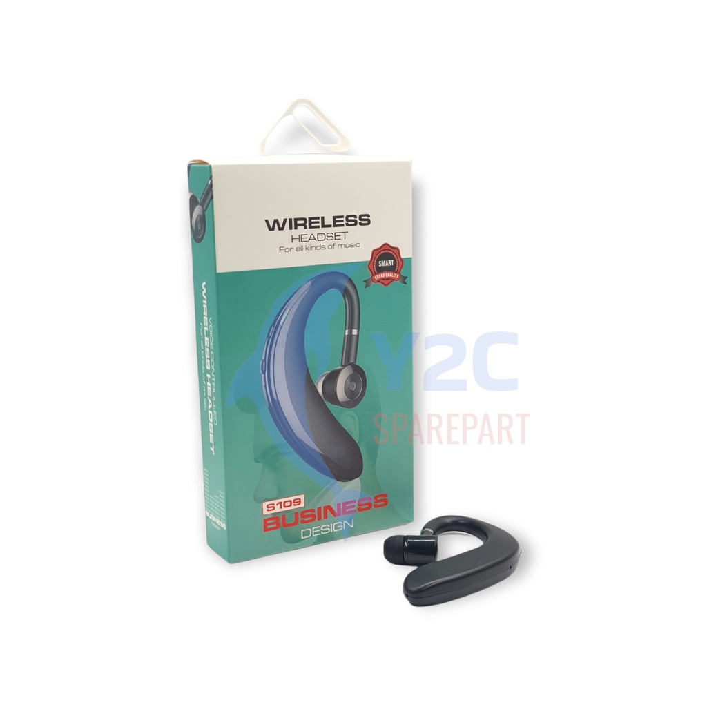 HANDSFREE / EARPHONE BLUETOOTH WIRELESS S109 UNIVERSAL OPPO VIVO REALME XIAOMI SAMSUNG A31 A37 A39 A59A3S A5S A1K Y12 Y91 Y93 Y95 Y71 Y83 V 11 V11 PRO S1 / C2 C3 5 5I 6 PRO REDMI 2 3 4 5 6 6A 7 7A NOTE G530 G532 J110 J320 J300 J330 J530 J730 A20 A30 A50