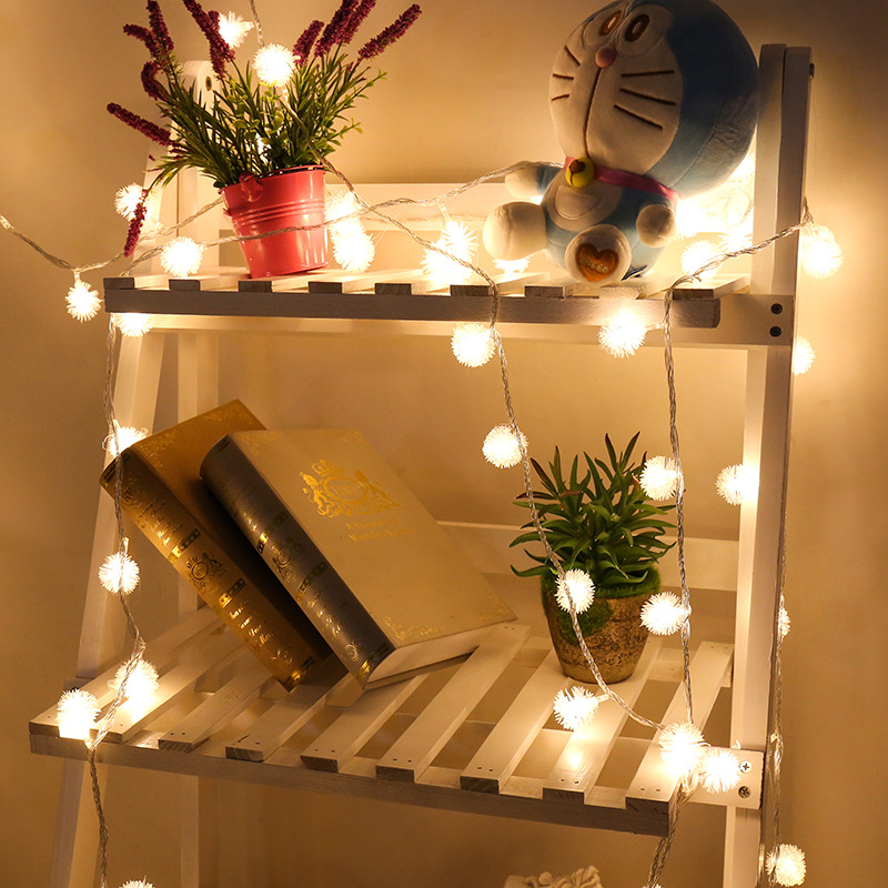 (1.5 / 3 / 6m Ins Lampu String Desain Dandelion Untuk Dekorasi Pesta Natal / Taman / Indoor