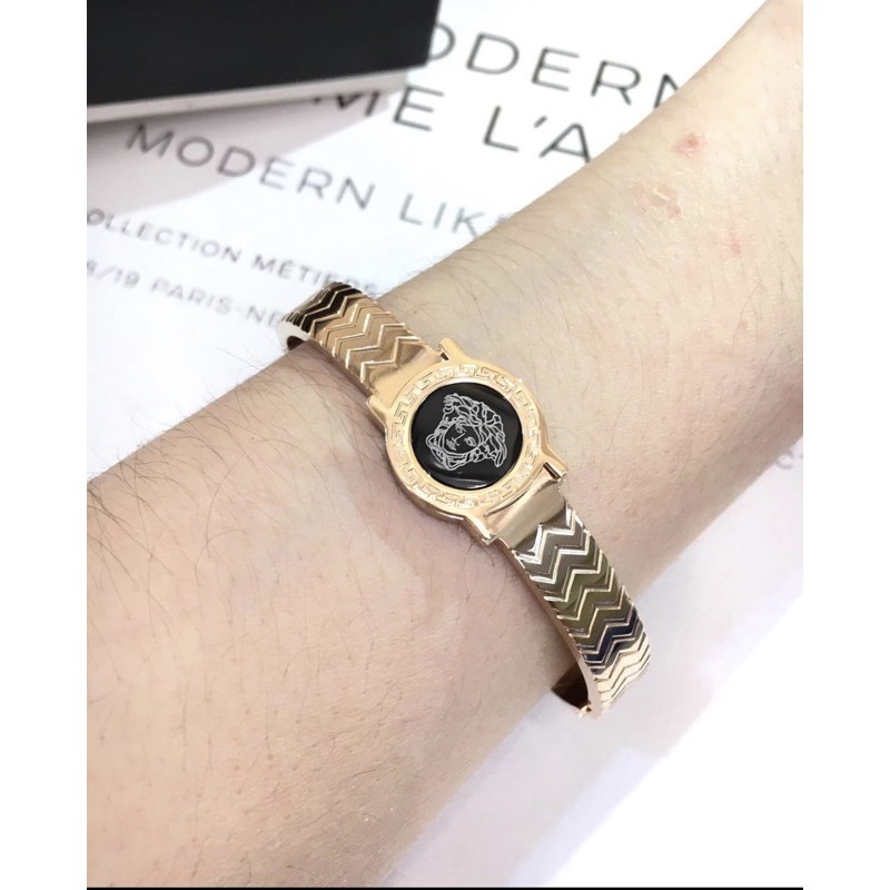 (BISA COD) Gelang Titanium Premium Versace Sisik naga Termurah