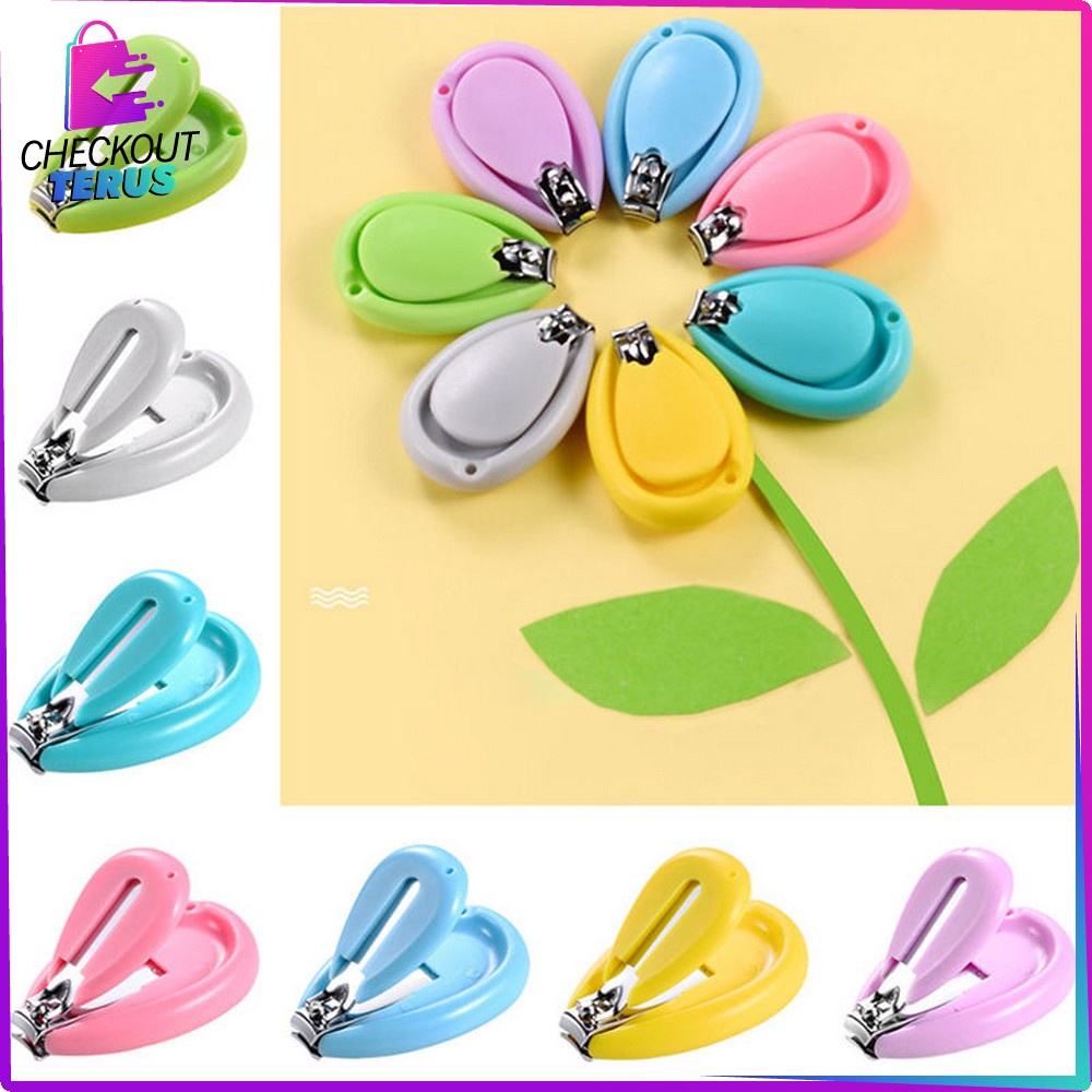 CT C54 Gunting Kuku Bayi Set Jepit Kuku Mini Anak Anti Slip Nail Clipper Gunting Kuku Portable Aman Untuk Bayi