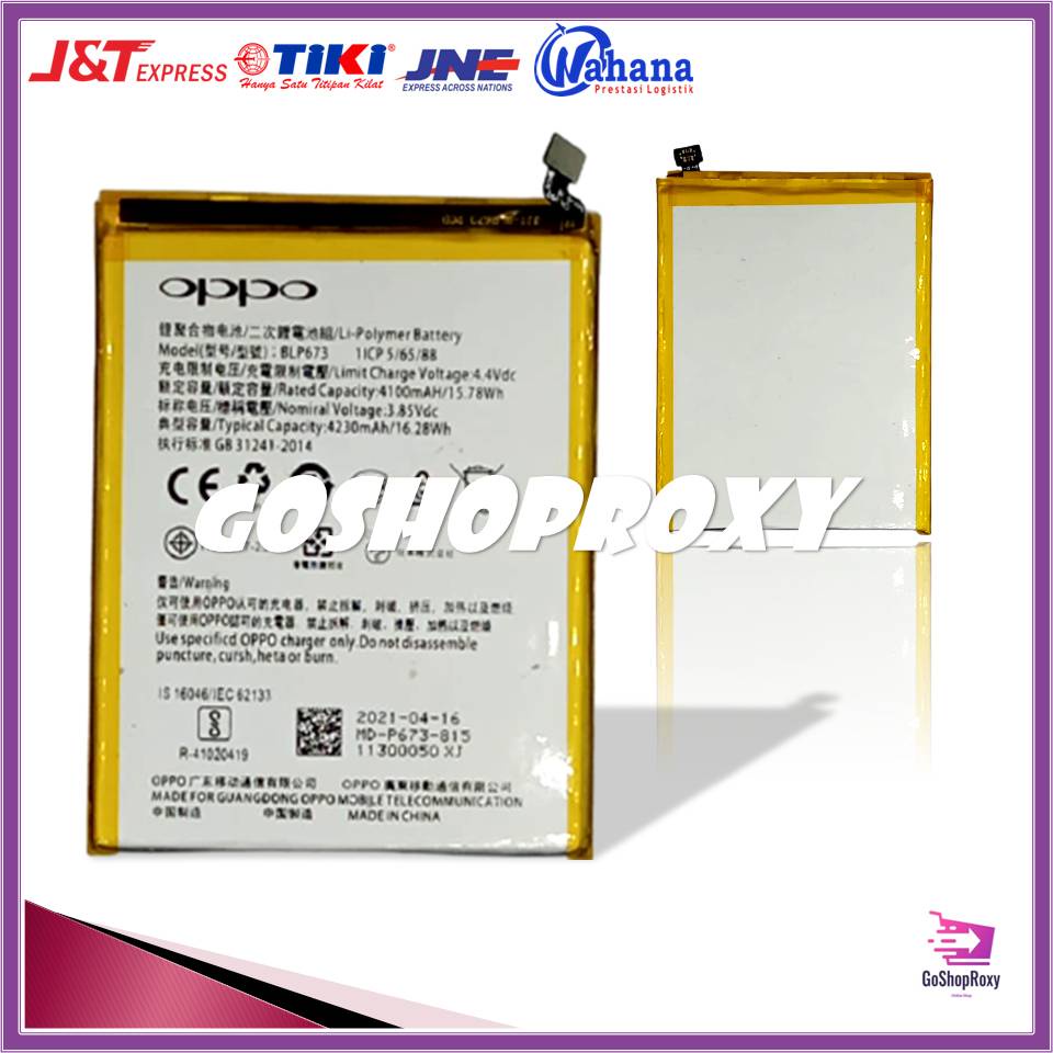 baterai oppo A3S original baterai oppo blp673 /A5 original