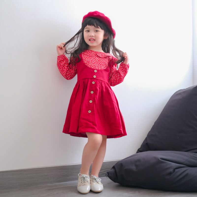 Domikado | Seina overall dress | Setelan anak perempuan | Overall anak | Dress anak