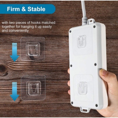 Gantungan Tempel Socket Hook Barang Gantung Plus Minus Serbaguna