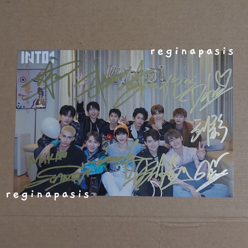 Postcard Signed INTO1