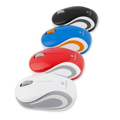 Mouse wireless logitech M187 original motif warna