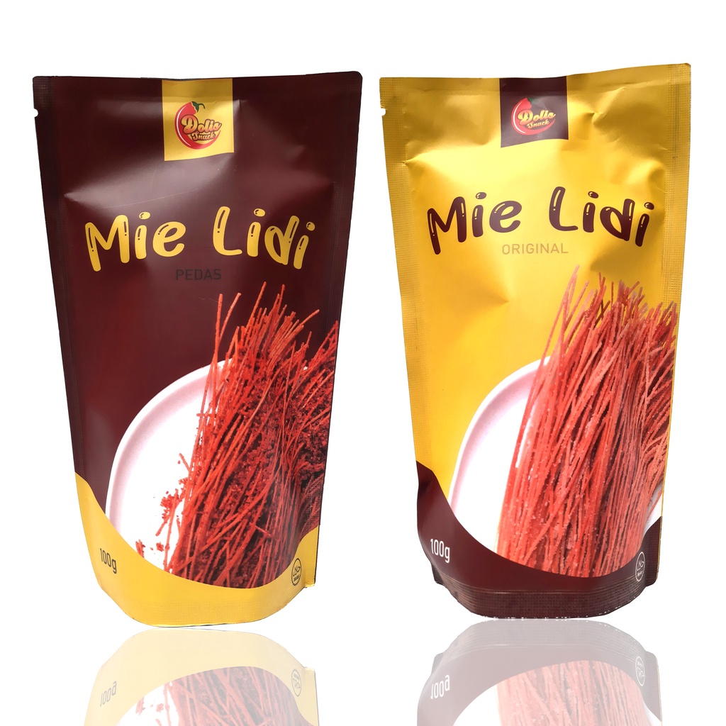 

Mie Lidi / Mie Biting Pedas Gurih / Original Asin Gurih Dolis Snack