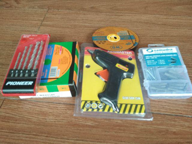 Mata Bor Beton Tembok Set 5 Pcs Pioneer & 100 Pcs Sekrup Fischer