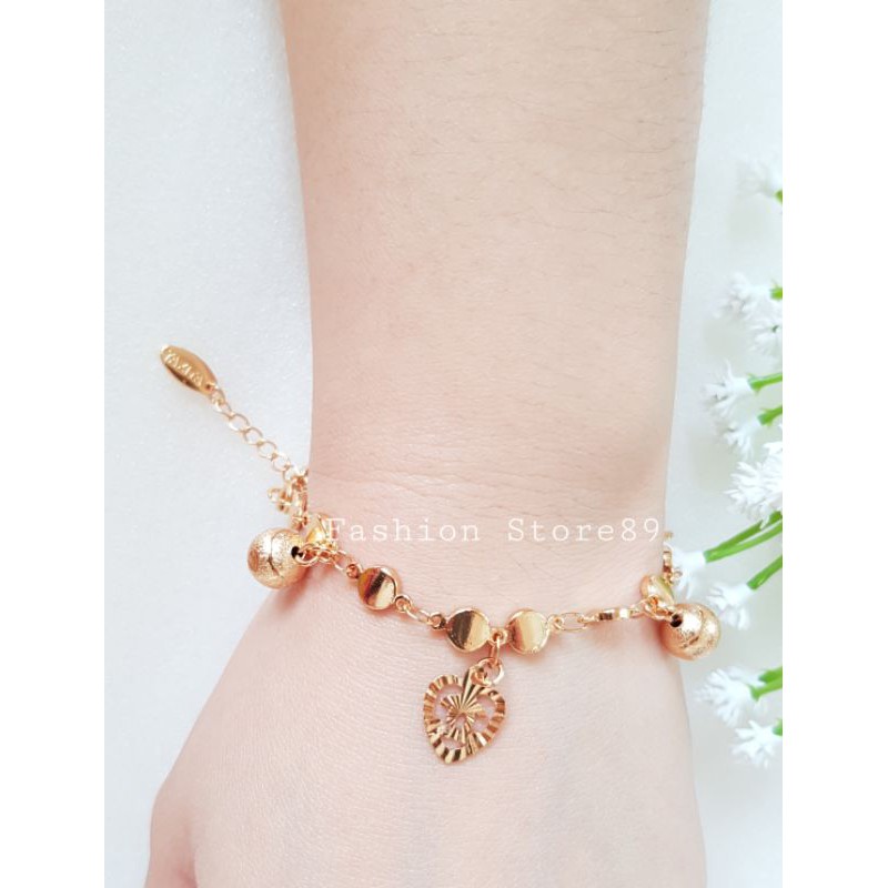 Ready Gelang jurai Fashion impor Xuping perhiasan replica emas xuping gelang jurai fashion 1TR6