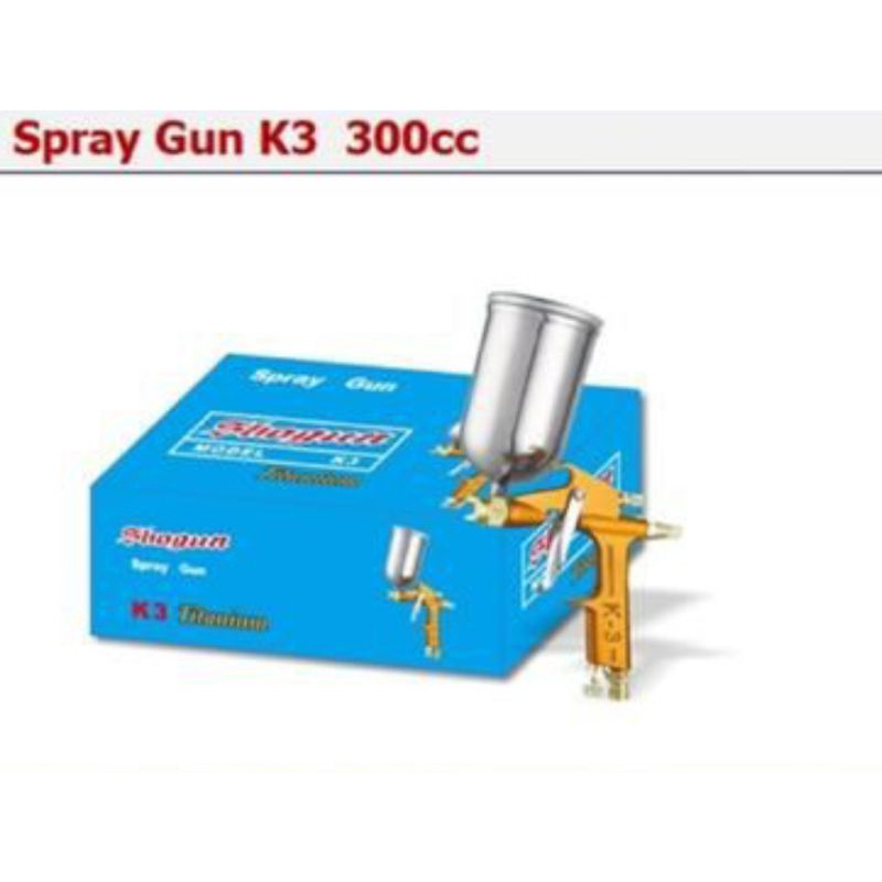 SPRAY GUN TYPE K-3 SHOGUN 300CC ORIGINAL PRODUCT