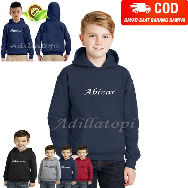 Jaket anak bordir nama | Sweater Anak Pake nama | Hoodie anak GRATIS Bordir Nama Suka Suka | jaket anak laki laki | Jaket anak perempuan | Sweater anak laki laki | Sweater anak perempuan | Outerwear | Coat reguler | TERMURAH