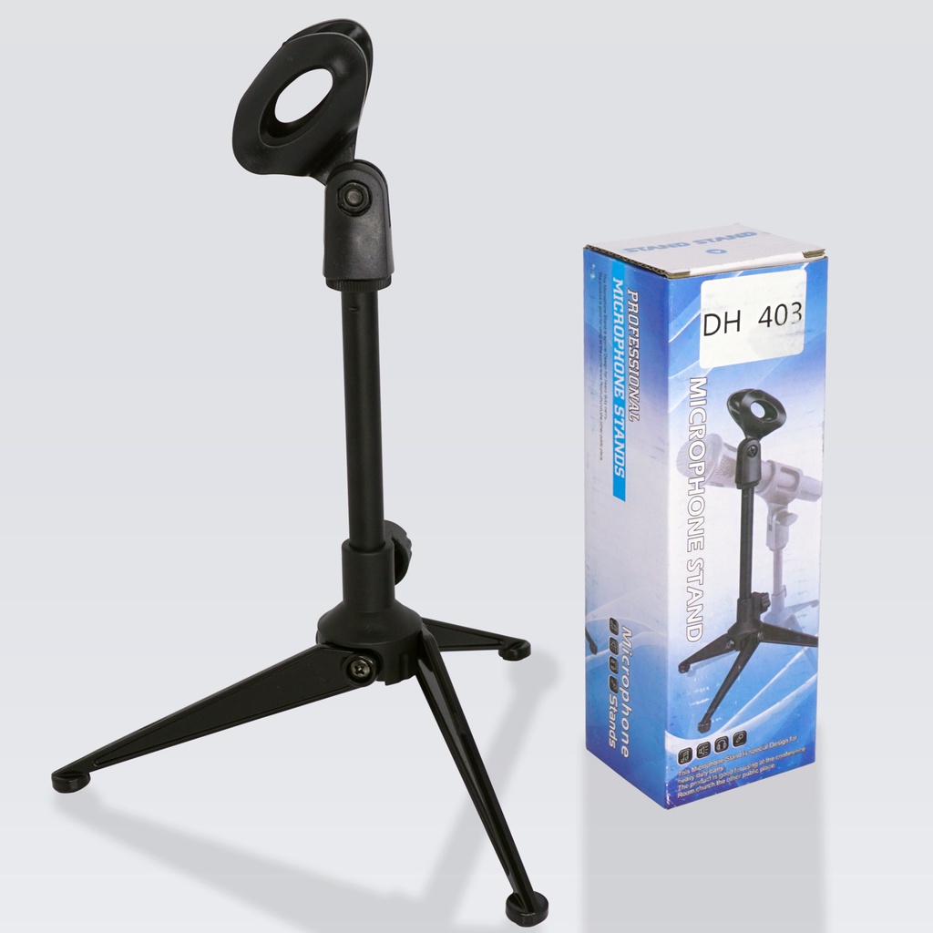 Jual Stand Tiang Mic Mini Standing Microphone Noise Bisa Di Atur Tinggi