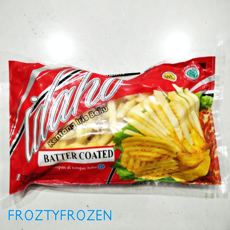 Idaho Kentang Batter Coated 500 gr