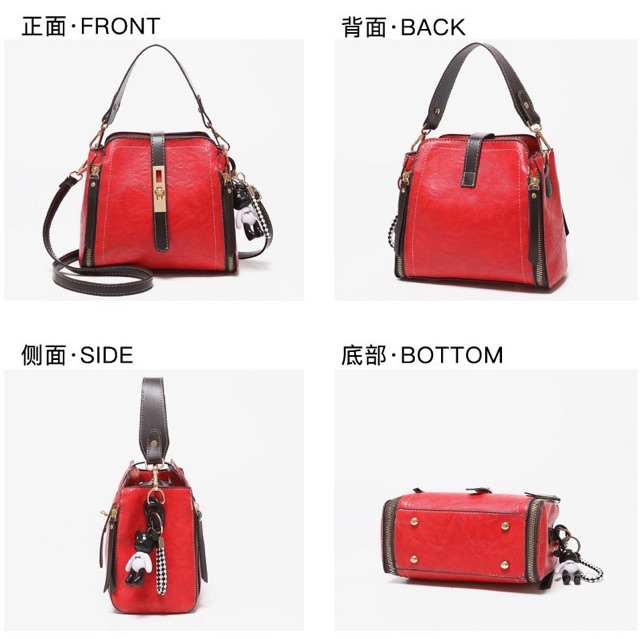 NEW Tas Sling Bag Wanita SEXYROAD PLAIN COLOUR / Tas Selempang Unik / Hand Bag Unik