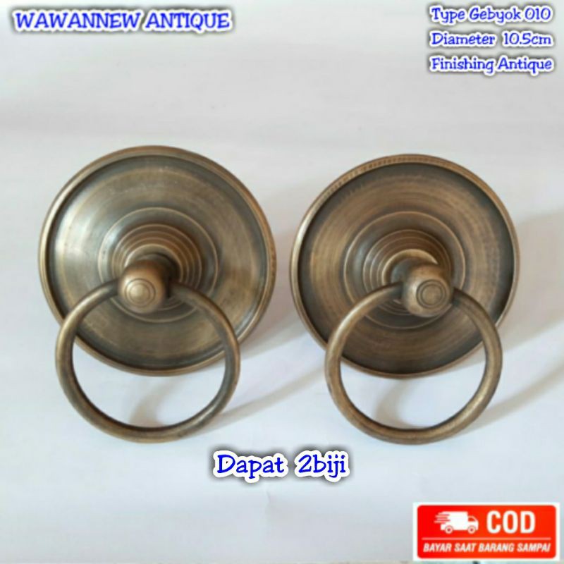 Handle Pintu Rumah Kuningan Antik Murah Gebyok 010