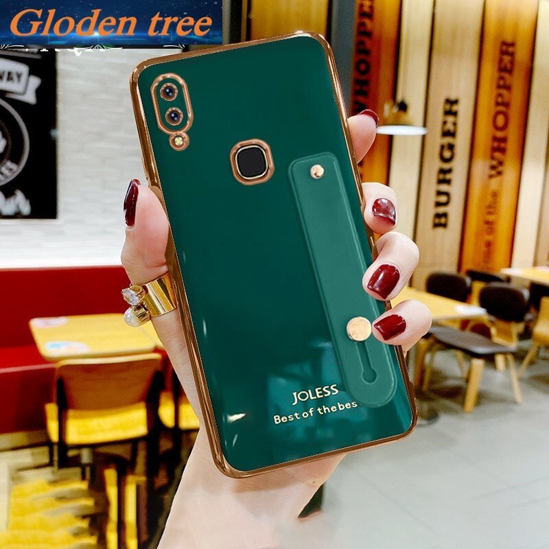 Casing Handphone VIVO Y85 V9 Z1 Z3X Y95 Y93 Y91 Motif Pohon Emas