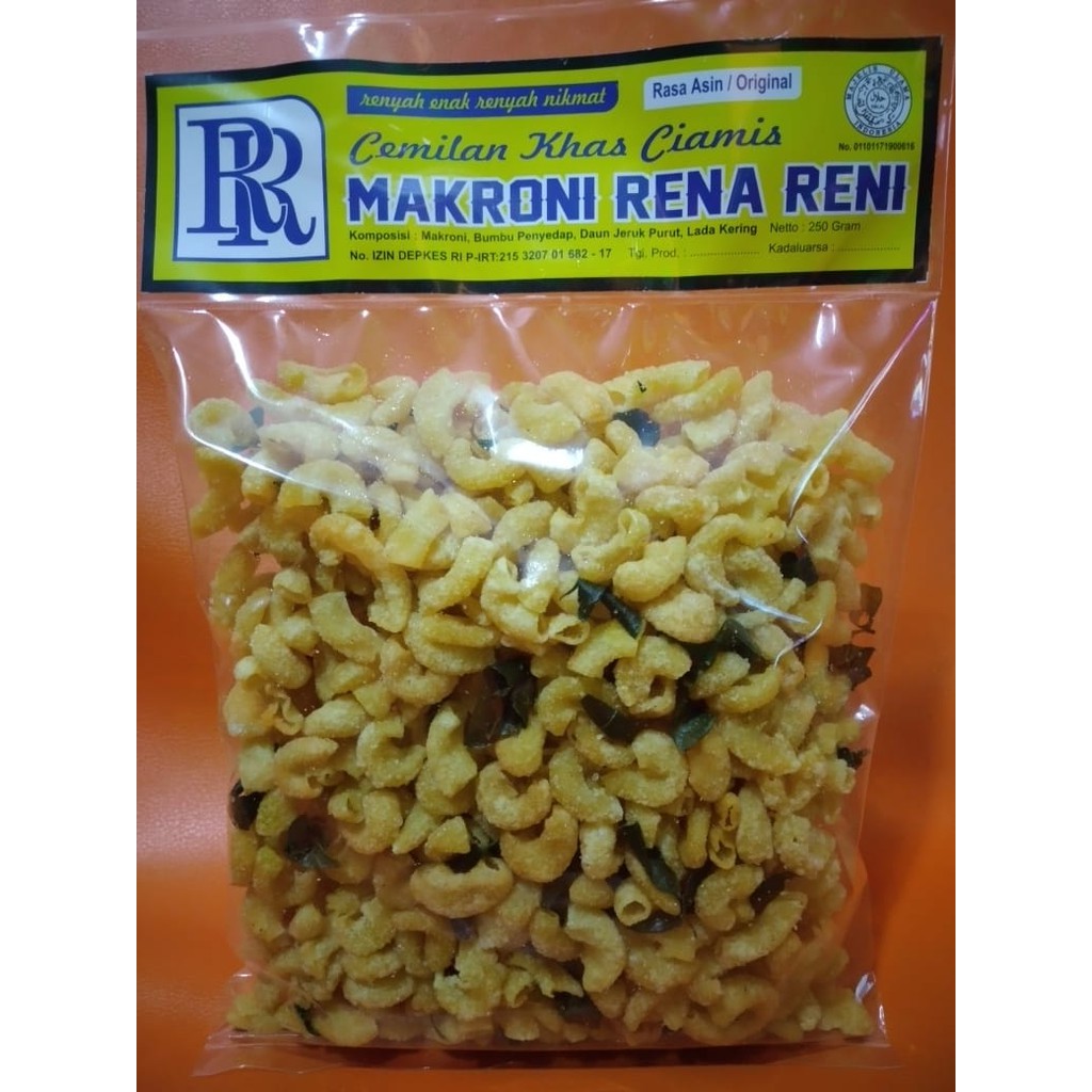

Makaroni daun jeruk "Rena Reni" Renyah Enak Renyah Nikmat