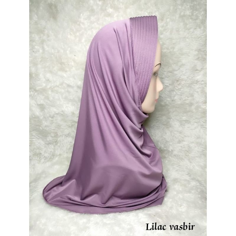 HIJAB BERGO SPORT /JILBAB OLAHRAGA / HIJAB POLI-Lavender