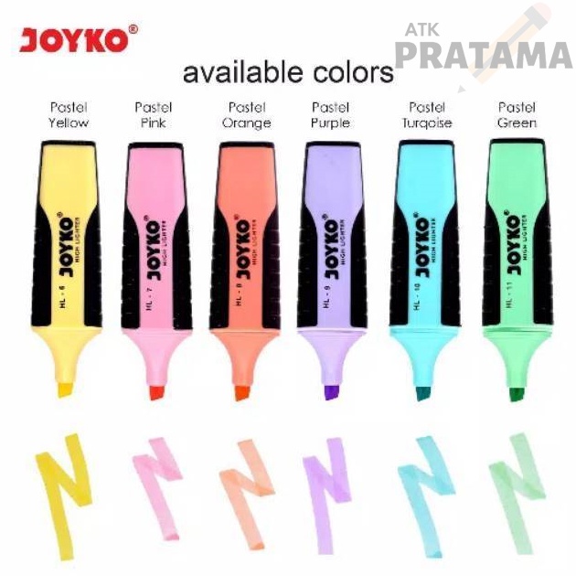 

SALE HABISIN STOCK!! JOYKO Higlighter Grip HL-1 ~ 16Pastel Penanda