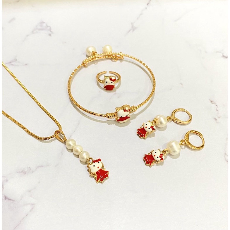 SET PERHIASAN ANAK || PERHIASAN MUTIARA LOMBOK ASLI || PERHIASAN ANAK || CINCIN ANAK || KALUNG ANAK 