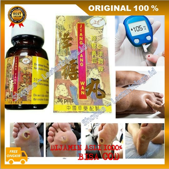 [BISA COD] Jiang Tang Wan Obat Herbal Mengatasi Diabetes Kencing Manis Ampuh ORIGINAL