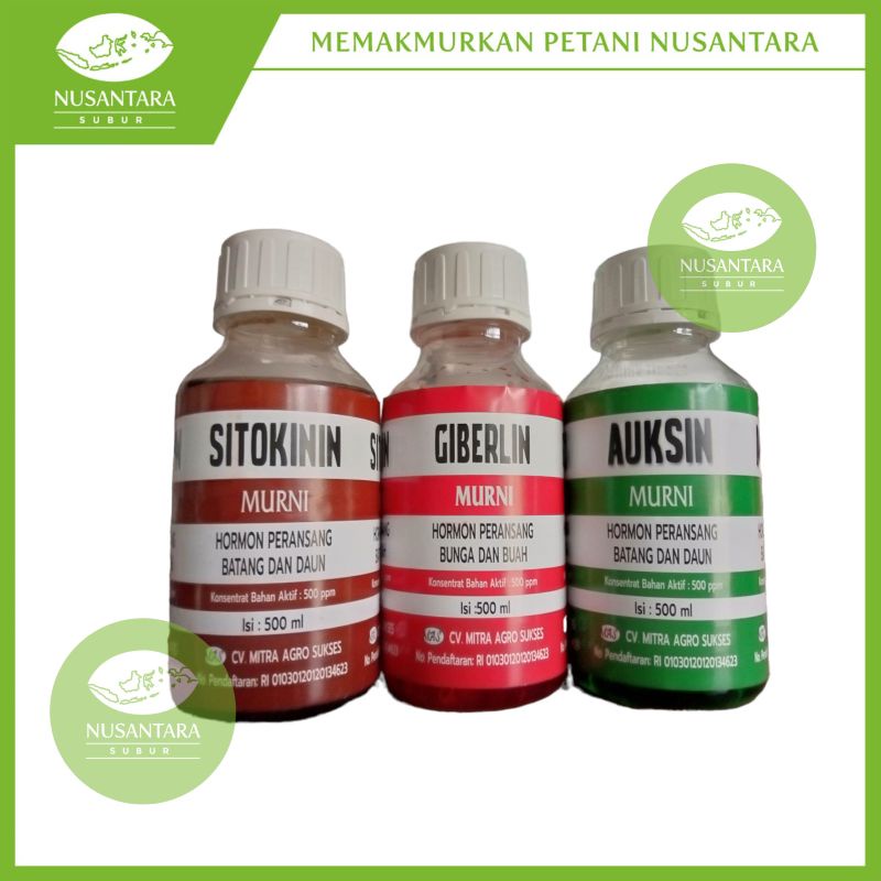ZPT HORMON MURNI AUKSIN GIBERELIN SITOKININ 500 ML