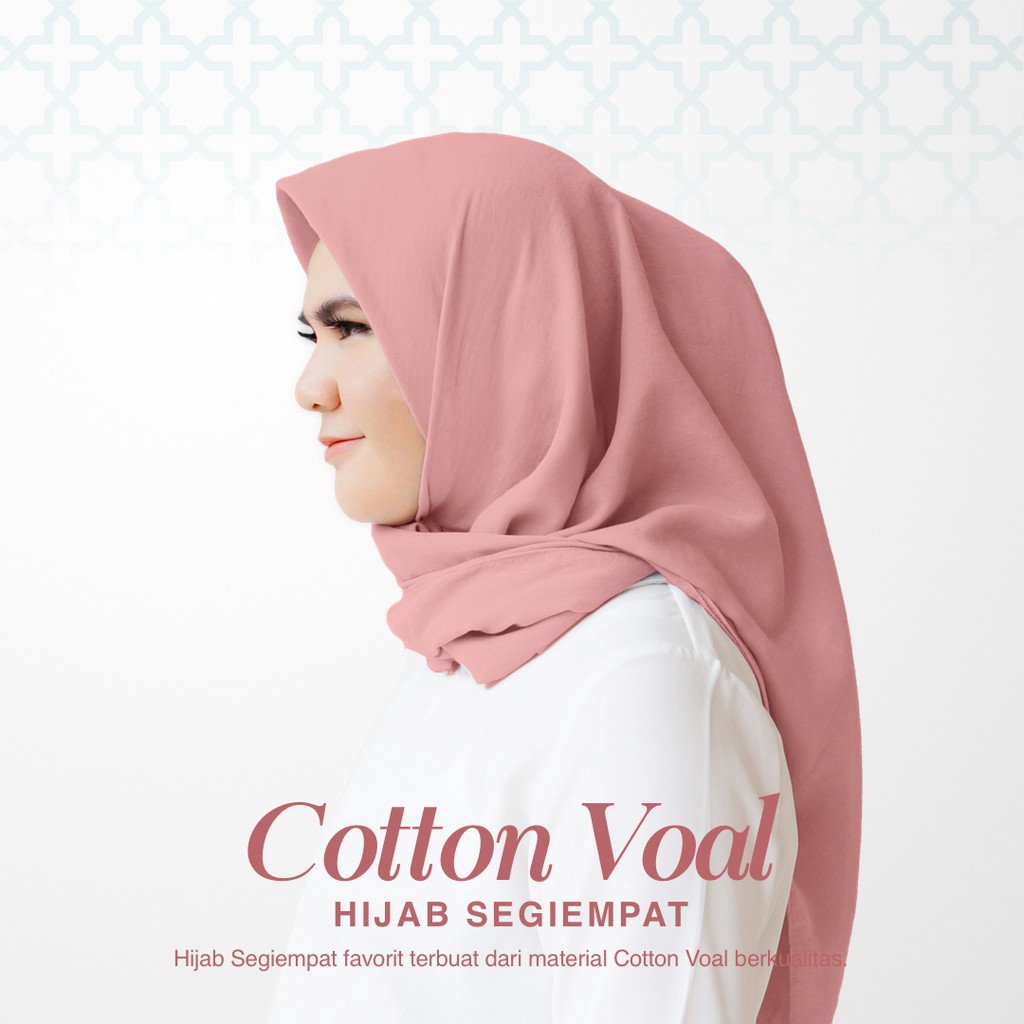 Hijab Cotton Voal Miracle Shopee Indonesia