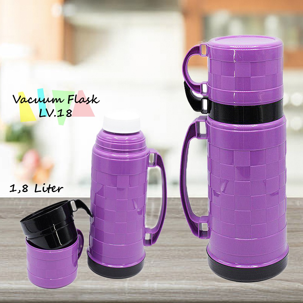 Alldaysmart Termos Glass Vacuum Flask LV.18 1800ml