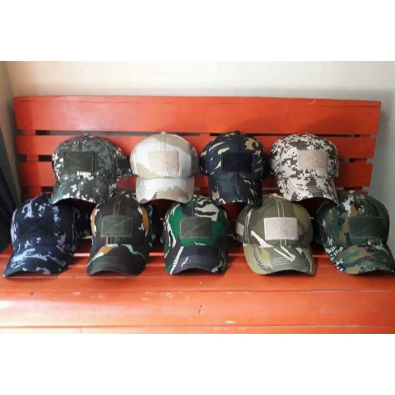 Topi tactical / topi loreng / Topi Velcro | Topi Army | Topi baseballl polos / topi army look Topi Taktikal Tactical