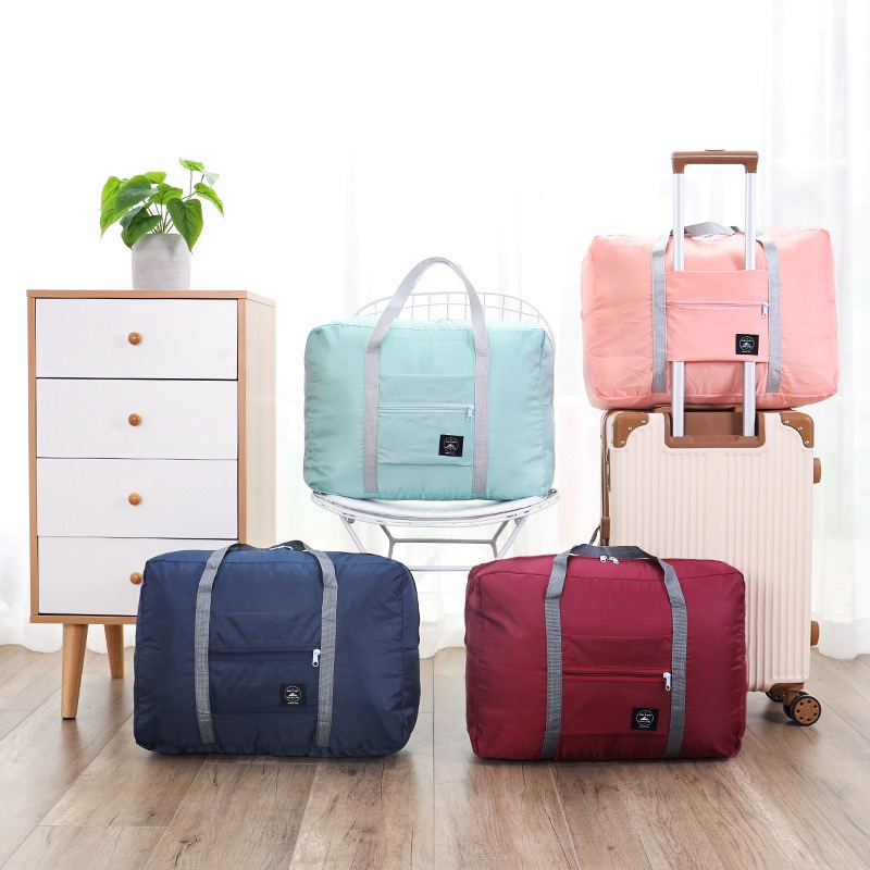 Tas Lipat Style Korea Serbaguna / Tas Besar Traveling / Travel Bag HIgh Quality / Tas Travel Muat Banyak Barang / Tote Bag Besar / Foldable Travel Tas Tambahan Koper