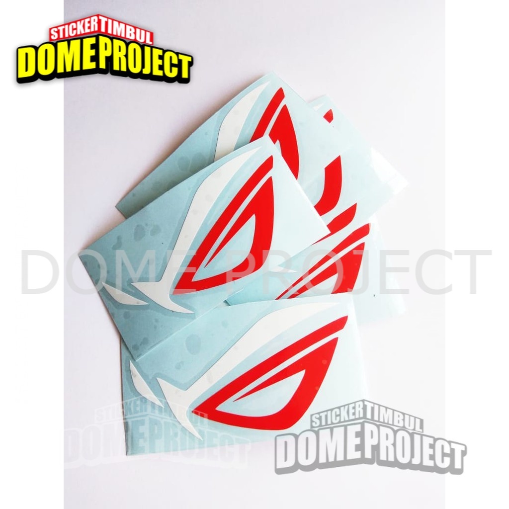 ROG STICKER CUTTING SATUAN STIKER MOBIL STIKER KACA MOBIL STICKER PC