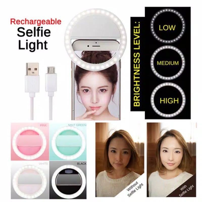 LAMPU SELFIE RING LIGHT LED / CHARM EYES / LAMPU SELFIE