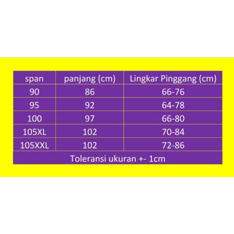 Rok Span Hitam Seragam Sekolah FAJAR