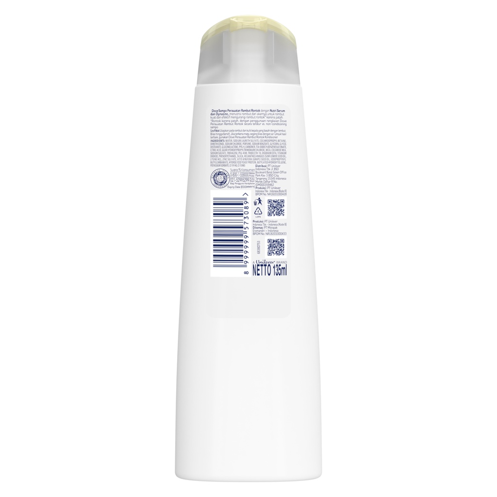 ★ BB ★  Dove Shampoo Nutritive Solutions Total Hair Fall Treatment | Dove Shampoo Perawatan Rambut Rontok 135ml