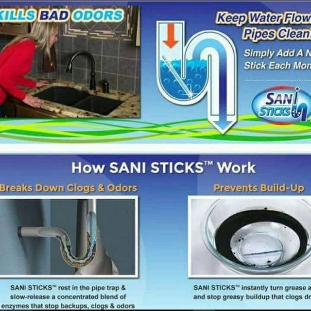 Drain sani stick stik wc tumpat