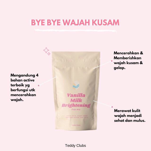 [READY JAKARTA] TEDDY CLUBS FACEMASK masker