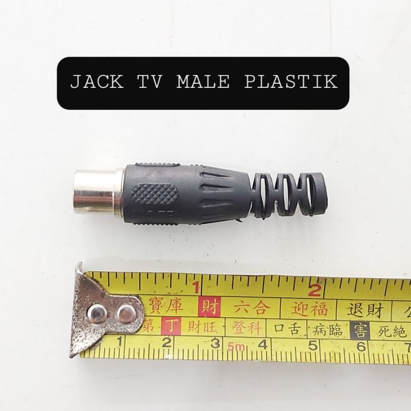 JACK TV MALE PLASTIK COLOKAN ANTENA TV