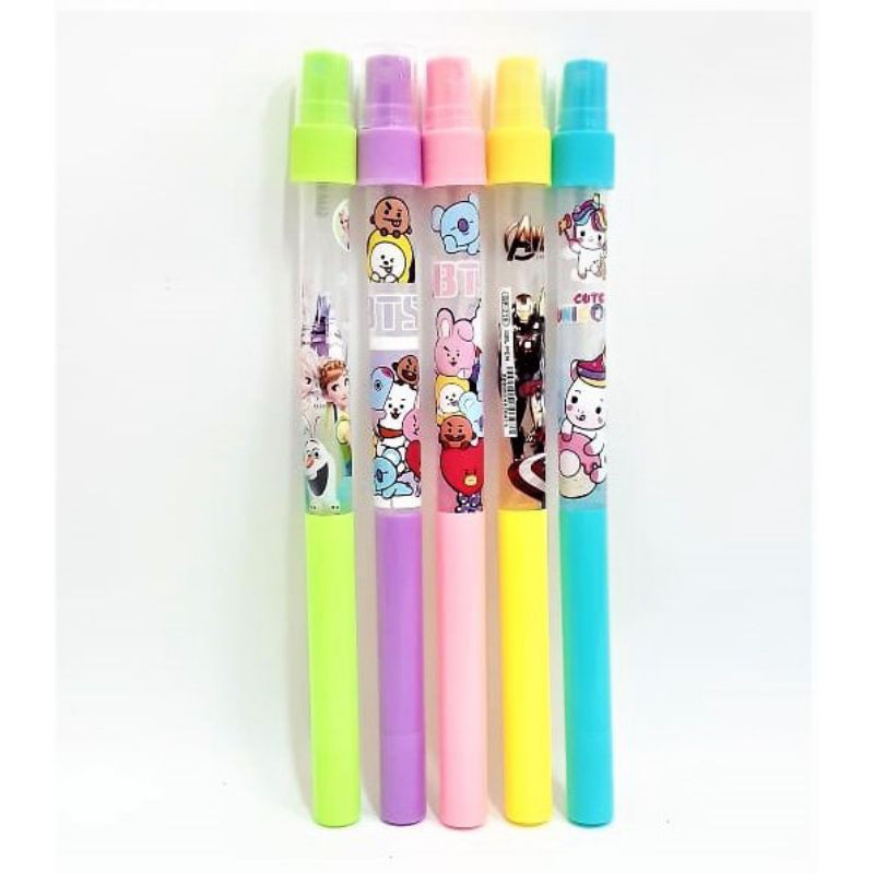 PULPEN ANAK HAND SANITIZER KARAKTER MOTIF DAN WARNA RANDOM