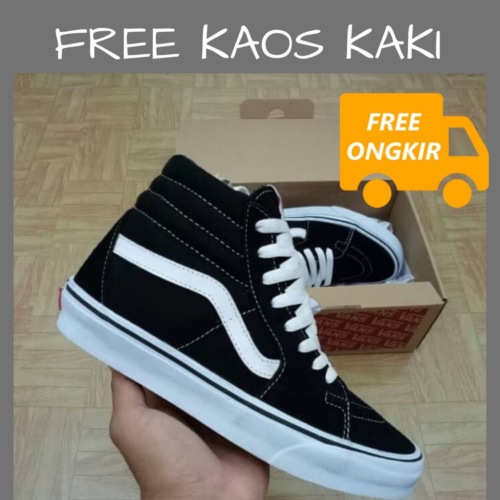 Grede premium sepatu  vans  cacing tinggi  chuck taylor free 