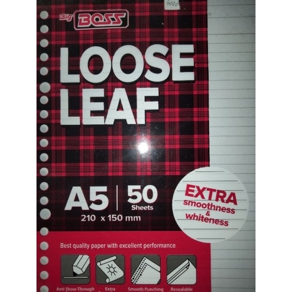 

loose leaf A5 (isi binder)