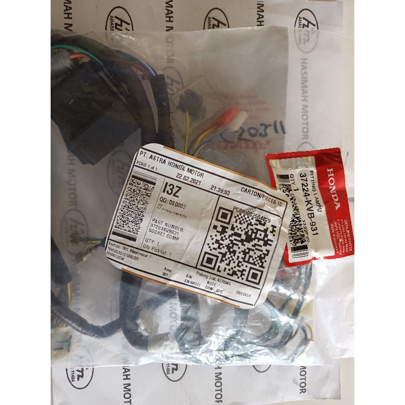 KABEL BODY SPEEDOMETER HONDA VARIO 110 KARBU - KODE PART 37224KVB931