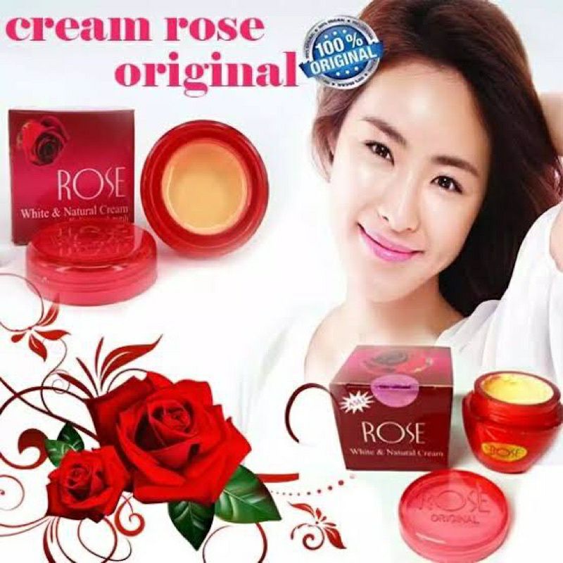 ORIGINAL 100% Cream Rose - Cream Rose Original Asli