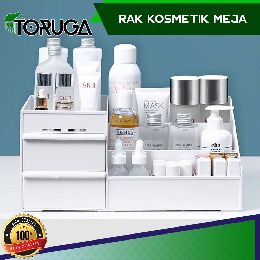 Rak Kosmetik Tempat Makeup Storage Tempat Penyimpanan Skincare D44