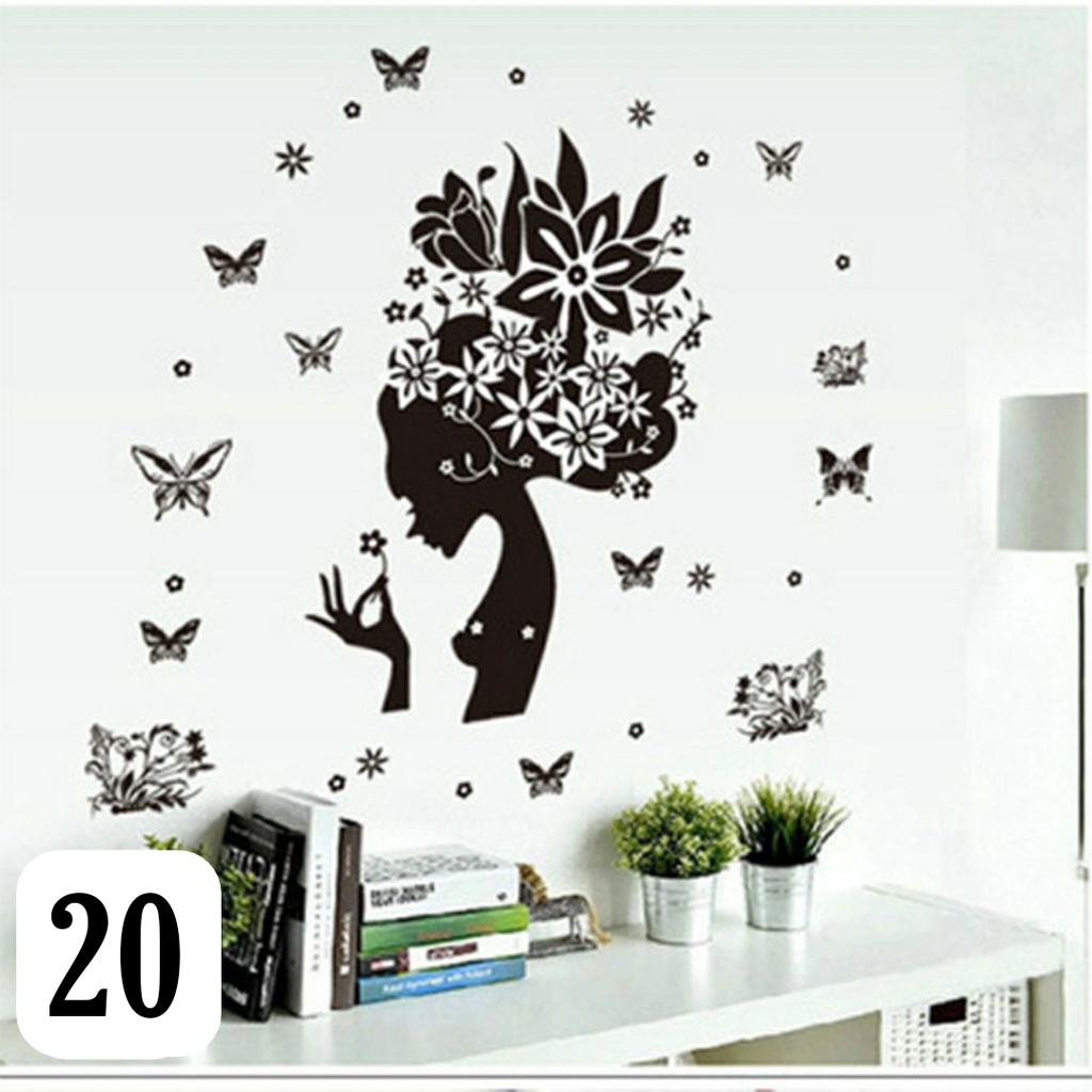 Reliza LIVE Wall Sticker Map Of the World Kota Monumen City Animal Cat Kucing Rusa Stiker Dinding LDR52