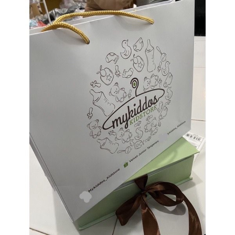 Paper Bag Mykiddos / Tas Belanja Kado Bayi / Pembungkus Kado Gift