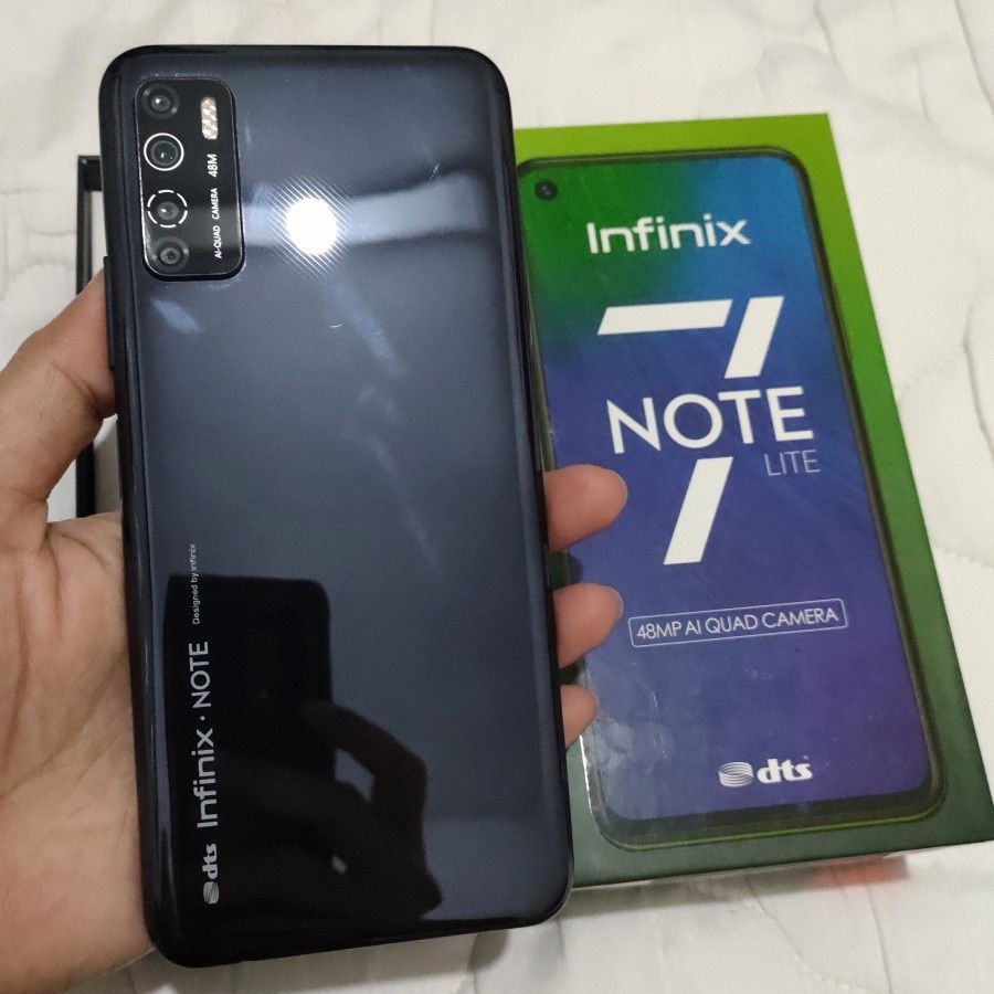 Infinix note 7 lite 4/64gb Second Fullset