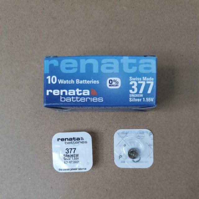 Baterai Renata SR626SW/377 1.55V Original