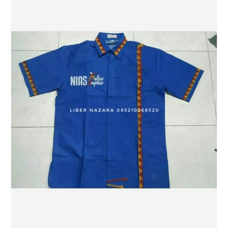 Batik Nias/Kemeja Lompat Batu/Hombo Batu
